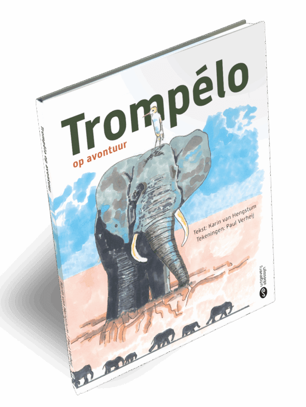 Trompélo op avontuur, een (voor)leesboek over Parkinson voor kinderen van 4 tot 9 jaar.